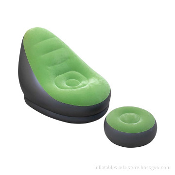Comfortable relax recliner inflatable lazy sofa chair beanbag lounge chair inflatable living room party air sofa chair set